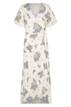 Style 1-4181900512-3236 Sancia White Size 4 Floral Military Straight Dress on Queenly