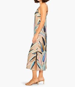 Style 1-4220888244-2901 Nic + Zoe Multicolor Size 8 Print Straight Polyester Cocktail Dress on Queenly