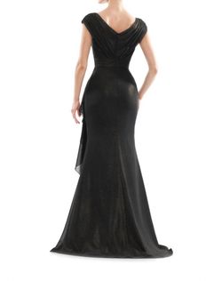 Style 1-45154685-520 Marsoni by Colors Black Size 18 Military Tall Height Straight Dress on Queenly