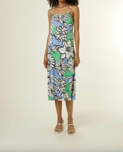 Style 1-578965648-3236 FRNCH Green Size 4 Spaghetti Strap Print Square Neck Cocktail Dress on Queenly
