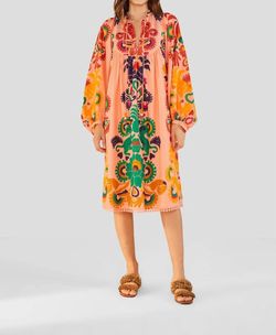 Style 1-742662257-3855 FARM RIO Orange Size 0 Sleeves Free Shipping Cocktail Dress on Queenly