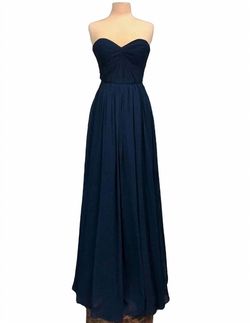 Style 1-815018455-1901 Bariano Blue Size 6 Floor Length Free Shipping Straight Dress on Queenly