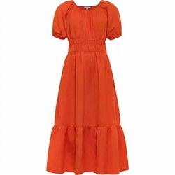 Style 1-84015292-3855 Anna Cate Orange Size 0 Floor Length Straight Dress on Queenly