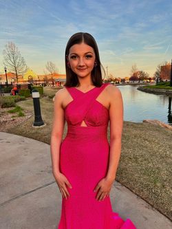 Sherri Hill Pink Size 4 Prom Tall Height Mermaid Dress on Queenly