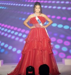 Sherri Hill Red Size 4 Tall Height Floor Length Ball gown on Queenly