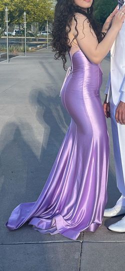 Cinderella Divine Purple Size 6 Pageant Military Floor Length Mermaid Dress on Queenly