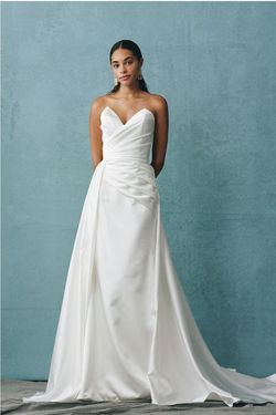 Style ACW29016 Bicici & Coty White Size 4 Floor Length Bicici And Coty Bridgerton A-line Dress on Queenly