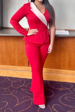 Fernando Wong Pink Size 4 Custom Floor Length Jumpsuit Dress on Queenly