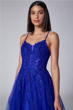 Style DA531 Bicici & Coty Royal Blue Size 4 Da531 Bicici And Coty Pageant Ball gown on Queenly