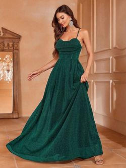 Style FSWD1712 Faeriesty Green Size 4 Fswd1712 Polyester A-line Dress on Queenly