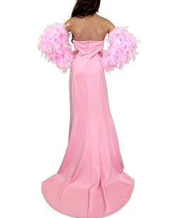 Style 8200 Marc Defang Pink Size 6 Pageant Floor Length Straight Dress on Queenly