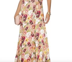 Style 1-1067184983-1498 alice + olivia Multicolor Size 4 Pageant Black Tie Floral Straight Dress on Queenly