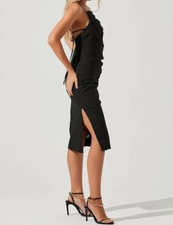 Style 1-1134570145-3014 ASTR Black Size 8 Polyester Tall Height Cocktail Dress on Queenly