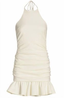Style 1-1275801735-1498 cinq a sept White Size 4 Mini Ivory Cocktail Dress on Queenly