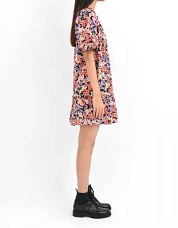 Style 1-1302468229-2901 BANJANAN Black Size 8 Mini Print Tall Height Cocktail Dress on Queenly