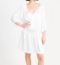 Style 1-1394405056-3236 Yana K White Size 4 Summer Free Shipping Engagement Cocktail Dress on Queenly