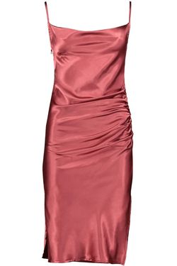 Style 1-1395753028-3236 bishop + young Pink Size 4 Satin Tall Height Polyester Cocktail Dress on Queenly