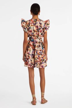 Style 1-1444870799-3471 Marie Oliver Multicolor Size 4 Mini Tall Height Cocktail Dress on Queenly
