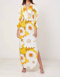 Style 1-1545831326-3855 S/W/F Multicolor Size 0 Floor Length Print Tall Height Side slit Dress on Queenly