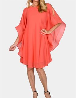 Style 1-1810017796-3775 Frank Lyman Orange Size 16 Free Shipping Coral Cocktail Dress on Queenly