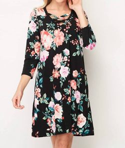 Style 1-1891001683-3993 honeyme Black Size 28 Casual Plus Size Cocktail Dress on Queenly