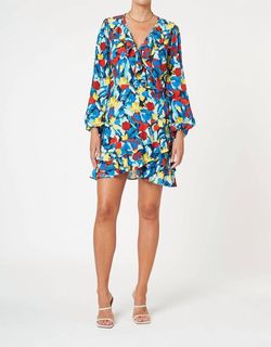 Style 1-1910466251-3855 FRESHA LONDON Blue Size 0 Mini Tall Height Cocktail Dress on Queenly