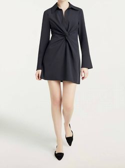 Style 1-2155136269-1498 cinq a sept Black Size 4 Free Shipping Polyester Cocktail Dress on Queenly
