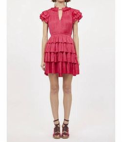 Style 1-2197938188-649 Ulla Johnson Pink Size 2 Tall Height Party Mini Cocktail Dress on Queenly