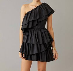 Style 1-22721856-3011 endless rose Black Size 8 Mini Sorority Rush Cocktail Dress on Queenly