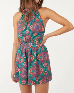 Style 1-2395040466-2791 Free People Multicolor Size 12 Halter Sorority Plus Size Jumpsuit Dress on Queenly