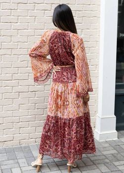 Style 1-2650522340-3236 BTFL-life Brown Size 4 Sleeves Long Sleeve Straight Dress on Queenly