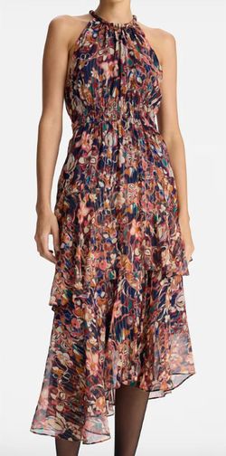 Style 1-2878924755-1498 A.L.C. Blue Size 4 Floral Cocktail Dress on Queenly