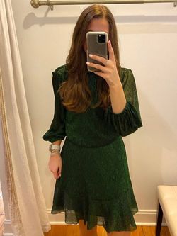 Style 1-2904283676-3011 THML Green Size 8 Free Shipping Tall Height Sorority Rush Cocktail Dress on Queenly