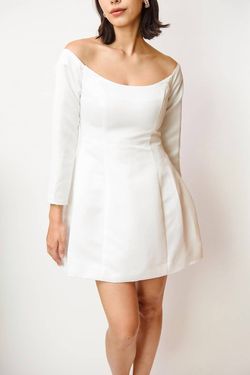 Style 1-2946197299-3855 ELLIATT White Size 0 Summer Bridal Shower Bachelorette Engagement Cocktail Dress on Queenly