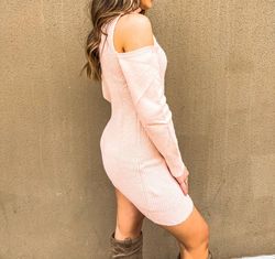 Style 1-3624824367-2791 Peach Love Pink Size 12 Sorority Casual Polyester Plus Size Cocktail Dress on Queenly