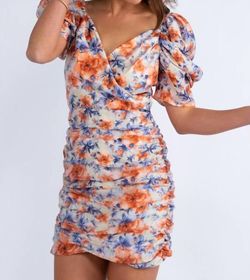 Style 1-3859108243-2791 fanco Multicolor Size 12 Free Shipping Mini Floral Cocktail Dress on Queenly