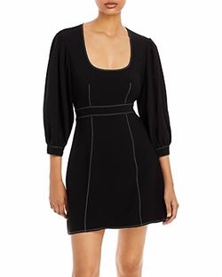 Style 1-4288130462-1901 cinq a sept Black Size 6 Polyester Spandex Sleeves Sorority Cocktail Dress on Queenly