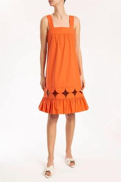 Style 1-611226185-2696 ADRIANA DEGREAS Orange Size 12 Plus Size Sorority Rush Cocktail Dress on Queenly