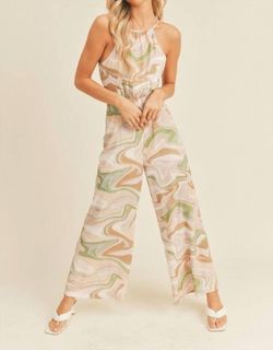 Style 1-876861466-3011 LUSH Nude Size 8 Jumpsuit Dress on Queenly