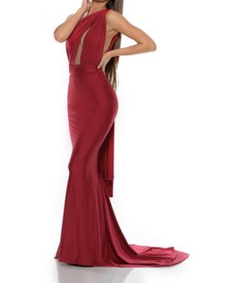 Portia and Scarlett Pink Size 6 Floor Length Mermaid Dress on Queenly
