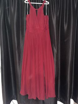 Style B203004 Jasmine Red Size 24 Wedding Guest Military Prom A-line Dress on Queenly