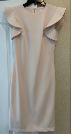 Calvin Klein Pink Size 2 Sunday Best Floor Length Military Medium Height A-line Dress on Queenly