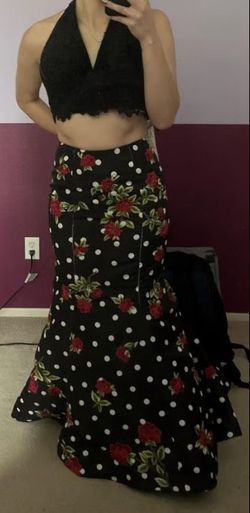 Sherri Hill Black Size 4 Floor Length Mermaid Dress on Queenly