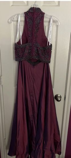 Sherri Hill Red Size 4 Black Tie High Neck Prom Straight Dress on Queenly