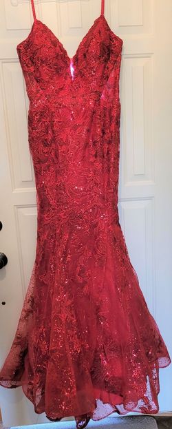 elle wilde Red Size 14 50 Off 70 Off Mermaid Dress on Queenly