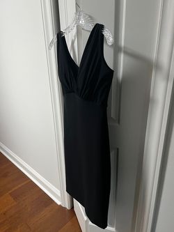CHIARA BONI Black Size 4 Bodycon Mini Cocktail Dress on Queenly