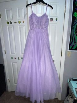 Windsor Purple Size 8 Pageant Corset Ball gown on Queenly