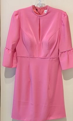 Ashley Lauren Pink Size 4 Jersey Cocktail Dress on Queenly
