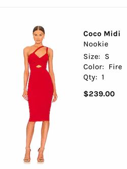 Nookie Red Size 4 Mini Homecoming Cocktail Dress on Queenly