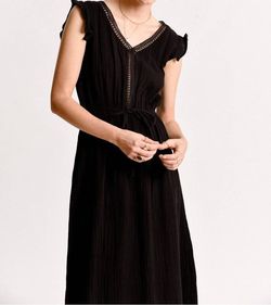Style 1-1134130475-2901 MOLLY BRACKEN Black Size 8 Tall Height Cocktail Dress on Queenly